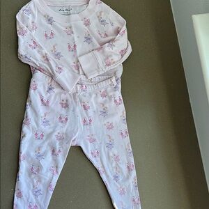 Kissy kissy Pink princess Baby Pajama Set